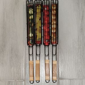 BBQ Grill Baskets for Vegetables - Set of 4